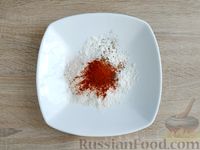 Рыба, запечённая с овощами и консервированной фасолью